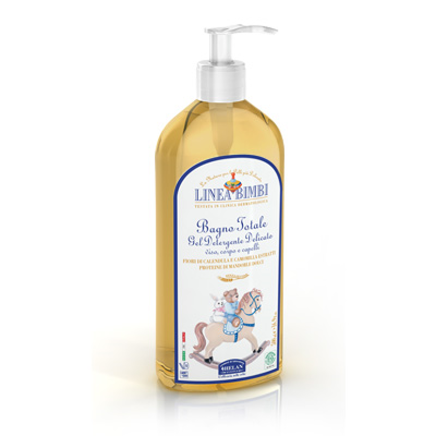 BAGNO TOTALE GEL DETERGENTE DELICATO LINEA BIMBI da 250 ml - Helan -  Erboristeria San Michele