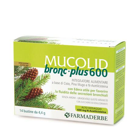 MUCOLID Bronc Granulare 600 plus 14 Bustine