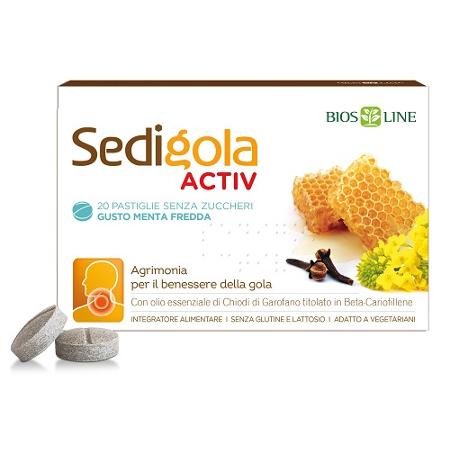 SEDIGOLA ACTIVE 20 Pastiglie Gusto Menta Fredda