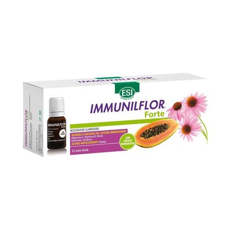 IMMUNILFLOR Forte Papaya 12 mini drink