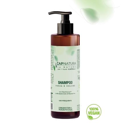 CapNatura SHAMPOO FORZA e VOLUME 250 ml prevenzione Anti-caduta 