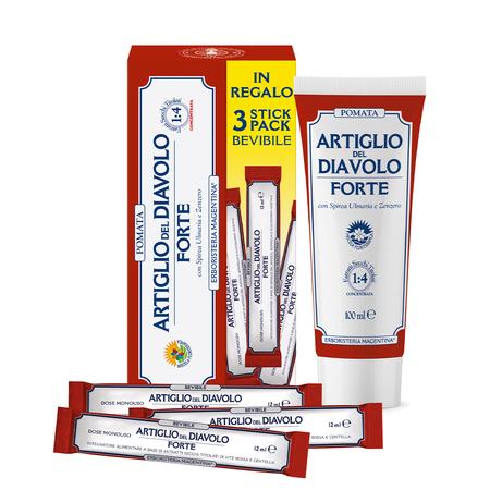 ARTIGLIO Del Diavolo Forte Pomata 100 ml + 3 stick bevibili