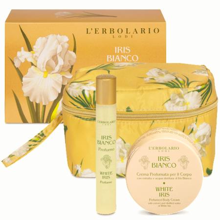 Iris Bianco Mini Beauty-Case Petalo