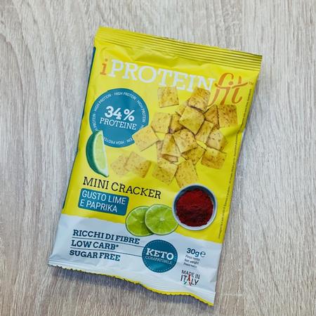 iProteinFit Mini Cracker LIME e PAPRIKA 30 g