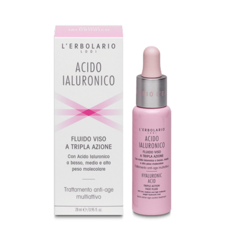 ACIDO IALURONICO Fluido Viso a Tripla Azione 50ml Trattamento Anti-age Multiattivo